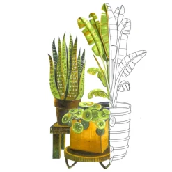 Ciao Layer & Mix 3D Starter Set Botanic