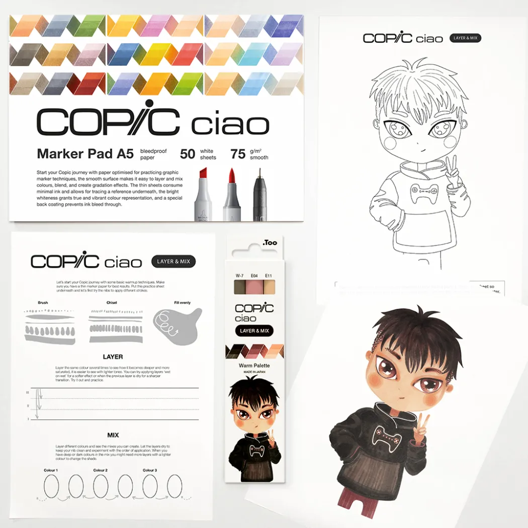 Ciao Layer & Mix Manga Starter Set Warm