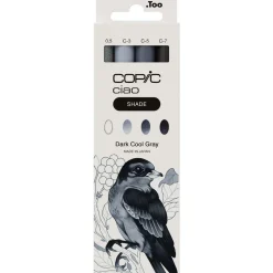 Ciao Shade Set Dark Cool Gray 4-pack