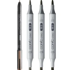 Ciao Shade Set Dark Warm Gray 4-pack