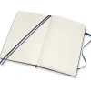 Classic Hard Cover Notebook Expanded Blue Linjerad