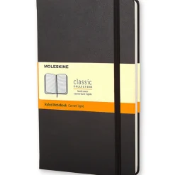 Classic Hard Cover Notebook Large Black