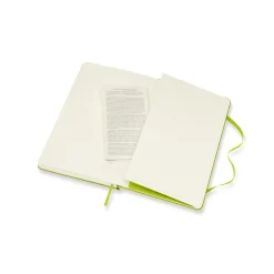 Classic Hard Cover Notebook Large Lemon Green