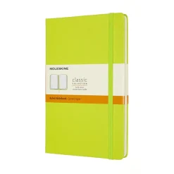 Classic Hard Cover Notebook Large Lemon Green