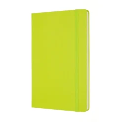 Classic Hard Cover Notebook Large Lemon Green