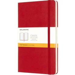 Classic Hard Cover Notebook Large Red