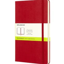 Classic Hard Cover Notebook Large Red