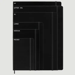 Classic Hard Cover Notebook Medium Black