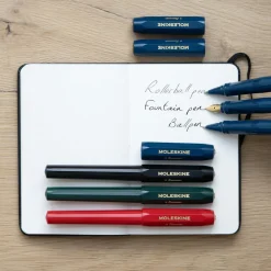 Classic Hard Cover Notebook Pocket Black
