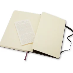 Classic Hard Cover Notebook Pocket Black