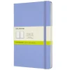 Classic Hard Cover Notebook Pocket Hydrangea Blue