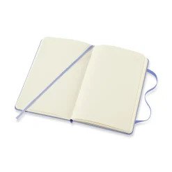 Classic Hard Cover Notebook Pocket Hydrangea Blue