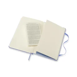Classic Hard Cover Notebook Pocket Hydrangea Blue
