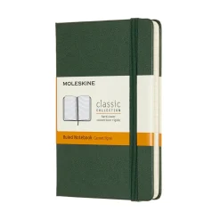 Classic Hard Cover Notebook Pocket Myrtle Green