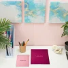 Classic Notepad Pink A5 Linjerad