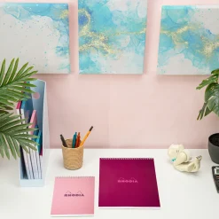 Classic Notepad Plum A4 Linjerad