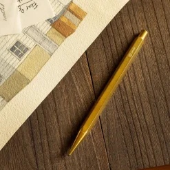 Classic Revolve Skisspenna 2 mm Brass