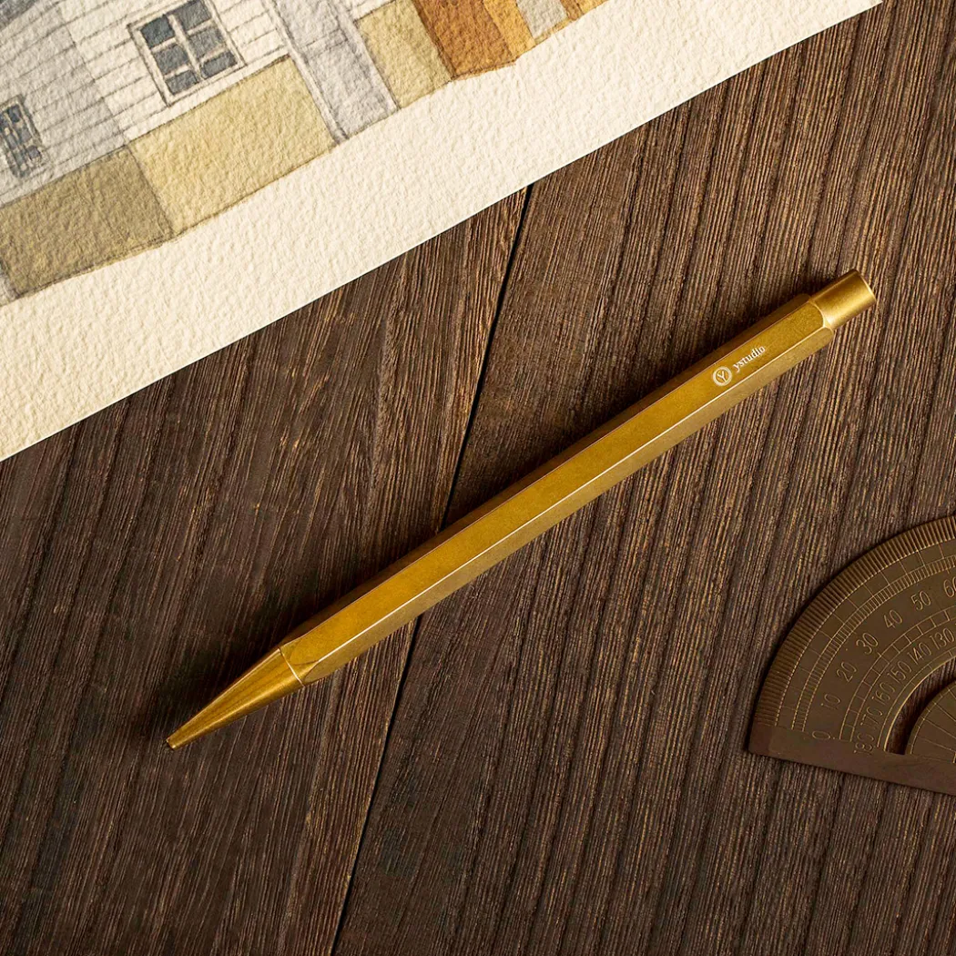 Classic Revolve Skisspenna 2 mm Brass