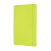 Classic Soft Cover Notebook Large Lemon Green