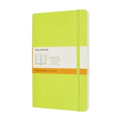 Classic Soft Cover Notebook Large Lemon Green