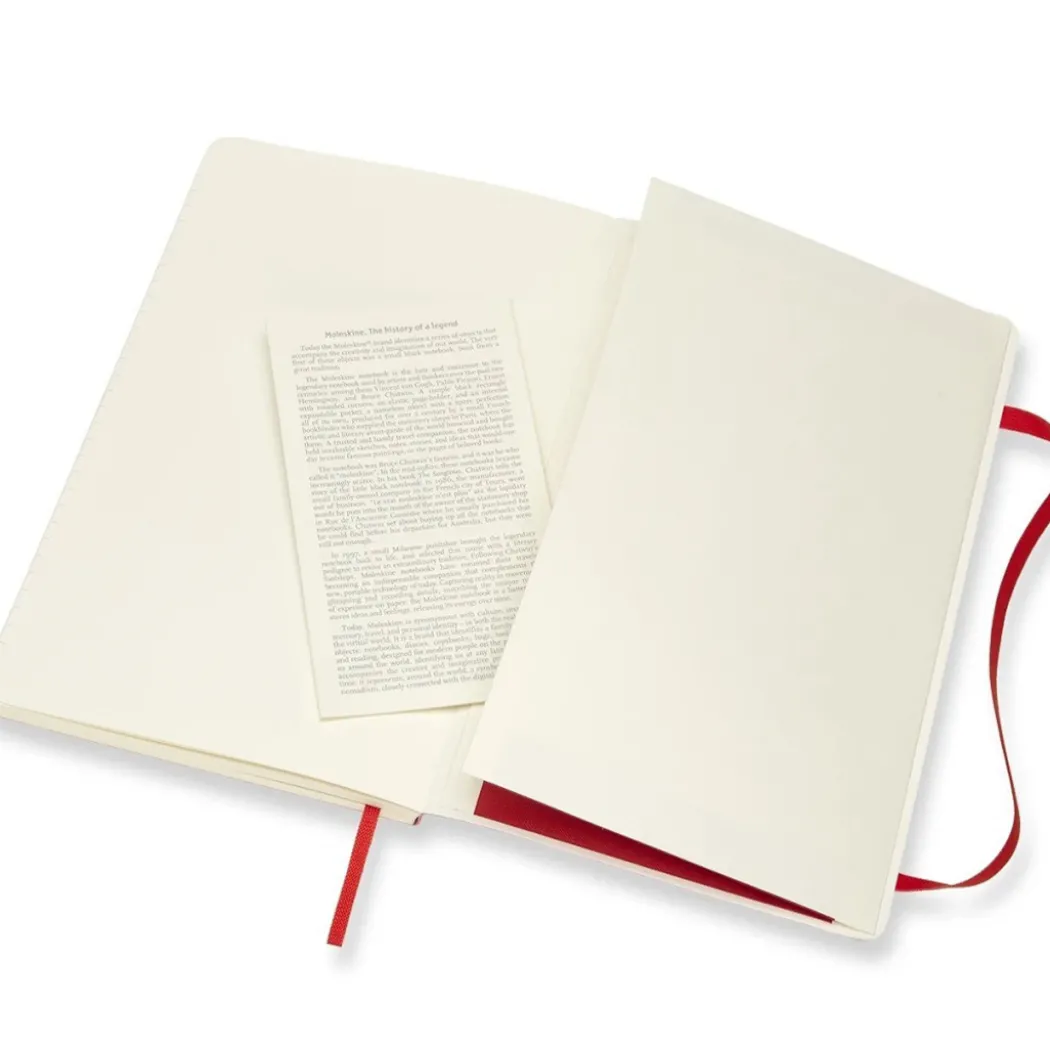 Classic Soft Cover Notebook Large Red