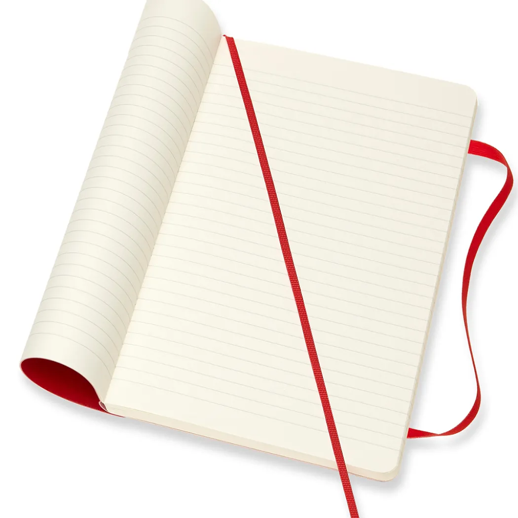 Classic Soft Cover Notebook Large Red