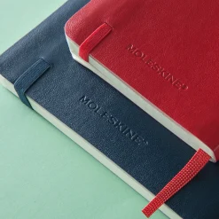 Classic Soft Cover Notebook Large Blue Dotted