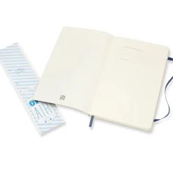 Classic Soft Cover Notebook Large Blue Dotted