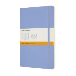 Classic Soft Cover Notebook Large Hydrangea Blue