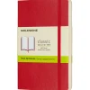 Classic Soft Cover Notebook Pocket Red