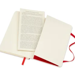 Classic Soft Cover Notebook Pocket Red