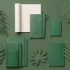 Classic Soft Cover Notebook Pocket Myrtle Green