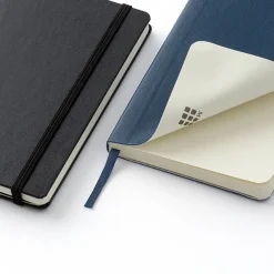 Classic Soft Cover Notebook Pocket Blue Olinjerad