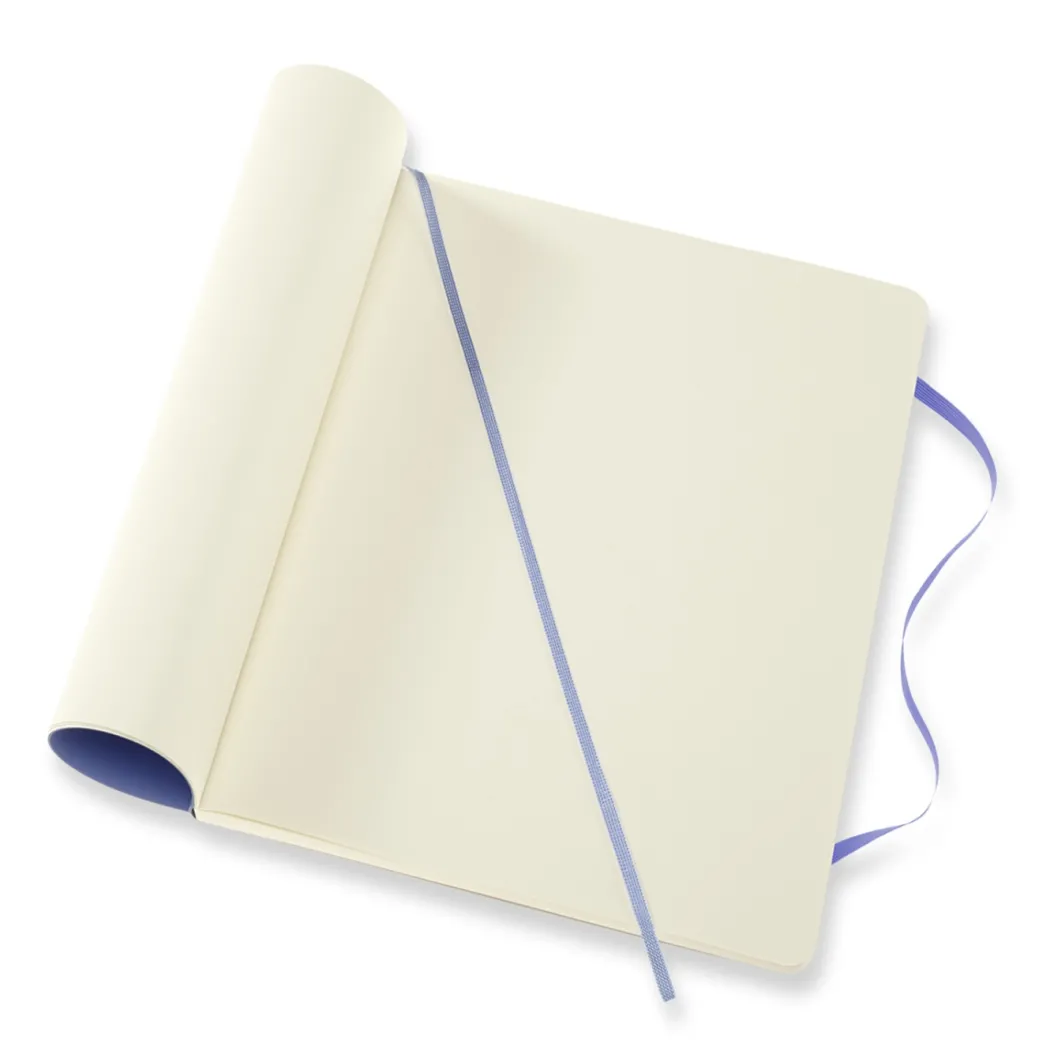 Classic Soft Cover Notebook XL Hydrangea Blue