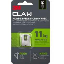 Claw Tavelkrok för gipsvägg 11 kg 2-pack