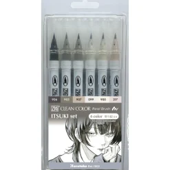 Clean Color Real Brush 6-set Itsuki colors