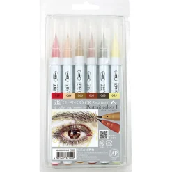 Clean Color Real Brush 6-set Portrait Colors II