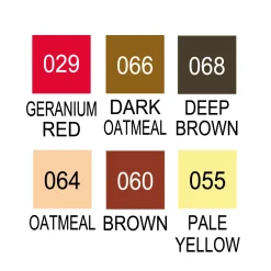 Clean Color Real Brush 6-set Portrait Colors II