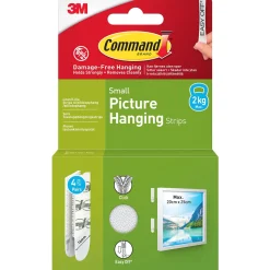 Command Tavelupphängning Strips Small