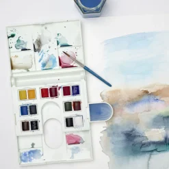 Cotman Akvarellfärg Compact Box 14 ½ - koppar