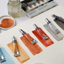 Cotman Akvarellfärg Metallic Tubes 8 ml 6-set