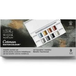 Cotman Akvarellfärg Metallic Set 8 ½ - koppar