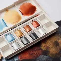 Cotman Akvarellfärg Metallic Set 8 ½ - koppar