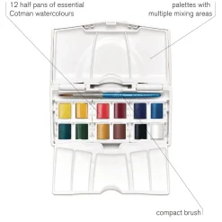 Cotman Akvarellfärg Pocket Box Plus 12 ½ - koppar