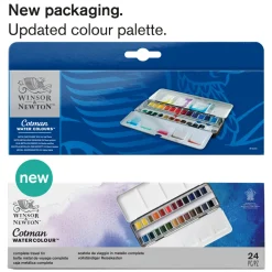 Cotman Akvarellfärg Sketchers Metal Box 24 ½ - koppar