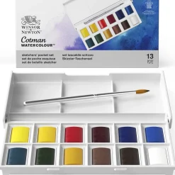 Cotman Akvarellfärg Sketchers Pocket Box 12 ½ - koppar