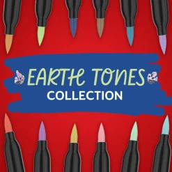 Creative Marker Brush Tip 12-pack Earth Tones