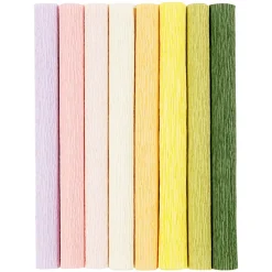 Crepepapper Pastell 8 ark