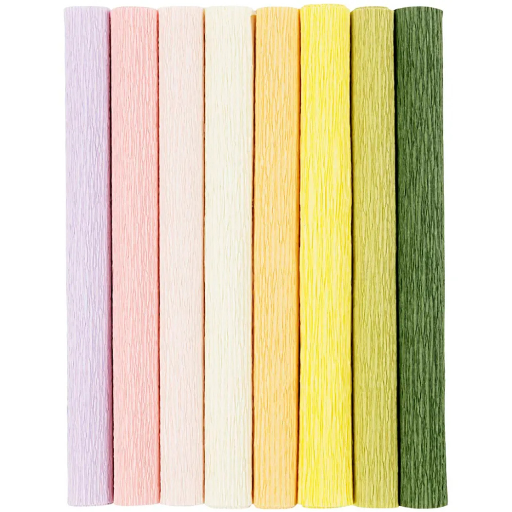 Crepepapper Pastell 8 ark