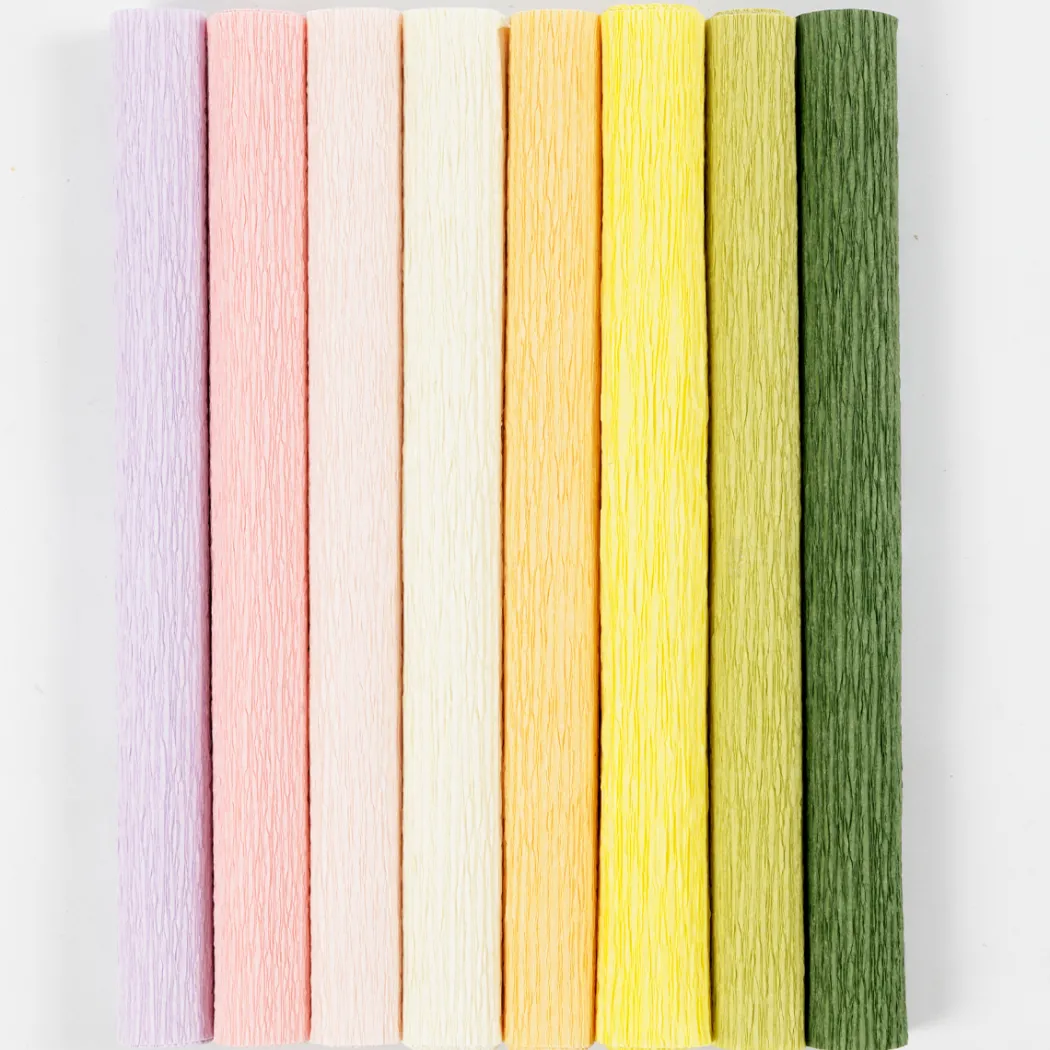 Crepepapper Pastell 8 ark